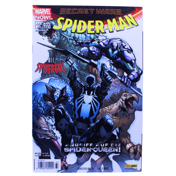 Marvel Now! Spider-Man Nr. 33 (2016) – Panini Comic | hoppla-stuff.de